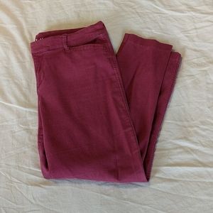 Cropped pixie pants